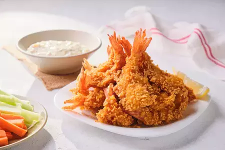 Corn Flakes Crusted Shrimp with Creamy Tartar Sauce Corn Flakes Crusted Shrimp with Creamy Tartar Sauce