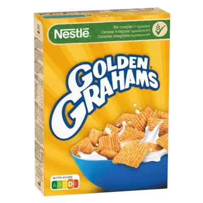 embalagem de cereais golden grahams
