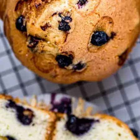 Fresh blueberry muffins
